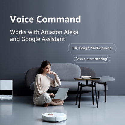 (Open Box) Xiaomi Robot Vacuum Cleaner X10, With Auto Cleaning, Powerful Suction, Vacuum & Mopping (Purple and Silver) (6 Months Warranty)