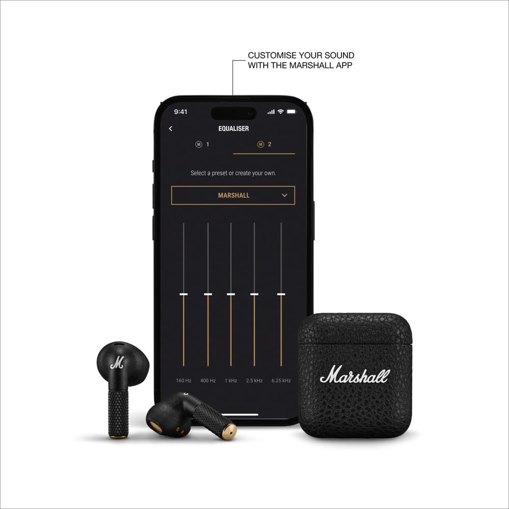 (Pre-Owned, Excellent) Marshall Minor IV (4) True Wireless Earphones With With Wireless Charging (90 Days Warranty)