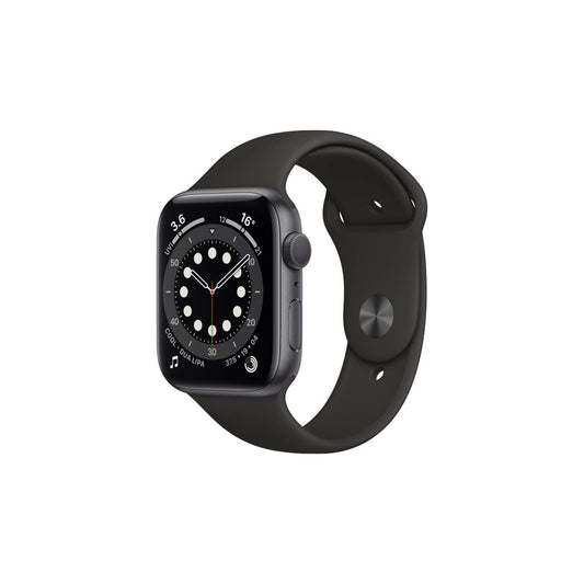 Apple Watch Series 6 (GPS, 44mm) - Space Grey Aluminium Case with Black Sport Band (Open Box)