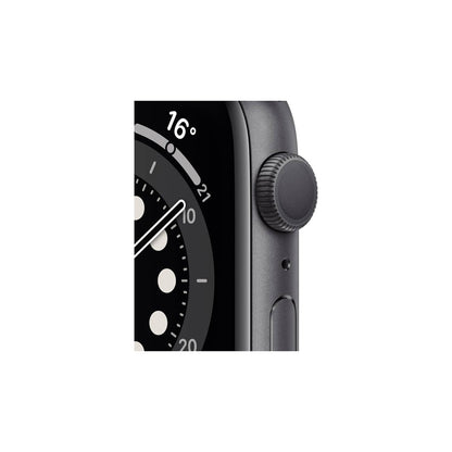 Apple Watch Series 6 (GPS, 44mm) - Space Grey Aluminium Case with Black Sport Band (Open Box)
