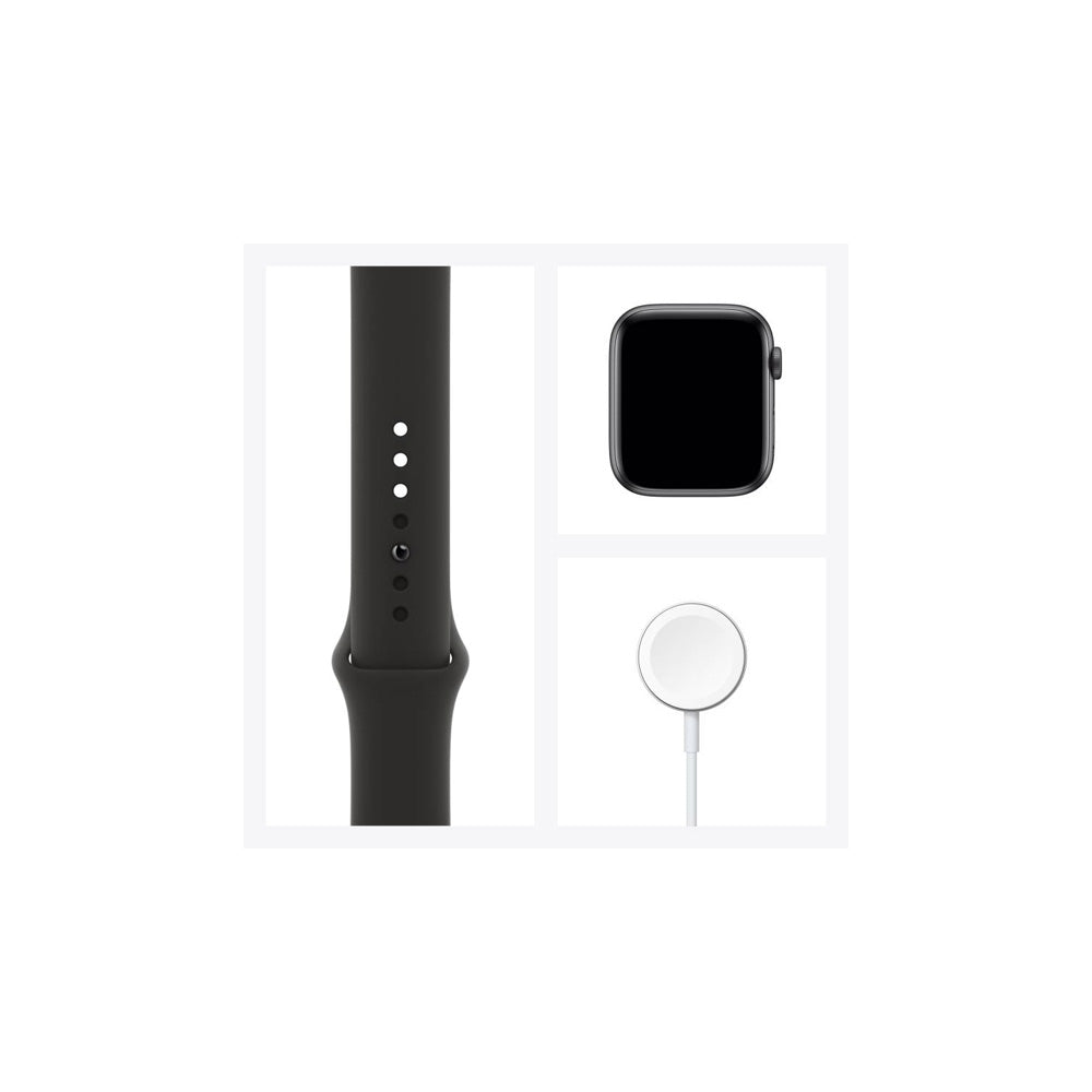 Apple Watch Series 6 (GPS + Cellular, 44mm) - Space Grey Aluminium Case with Black Sport Band (Open Box)
