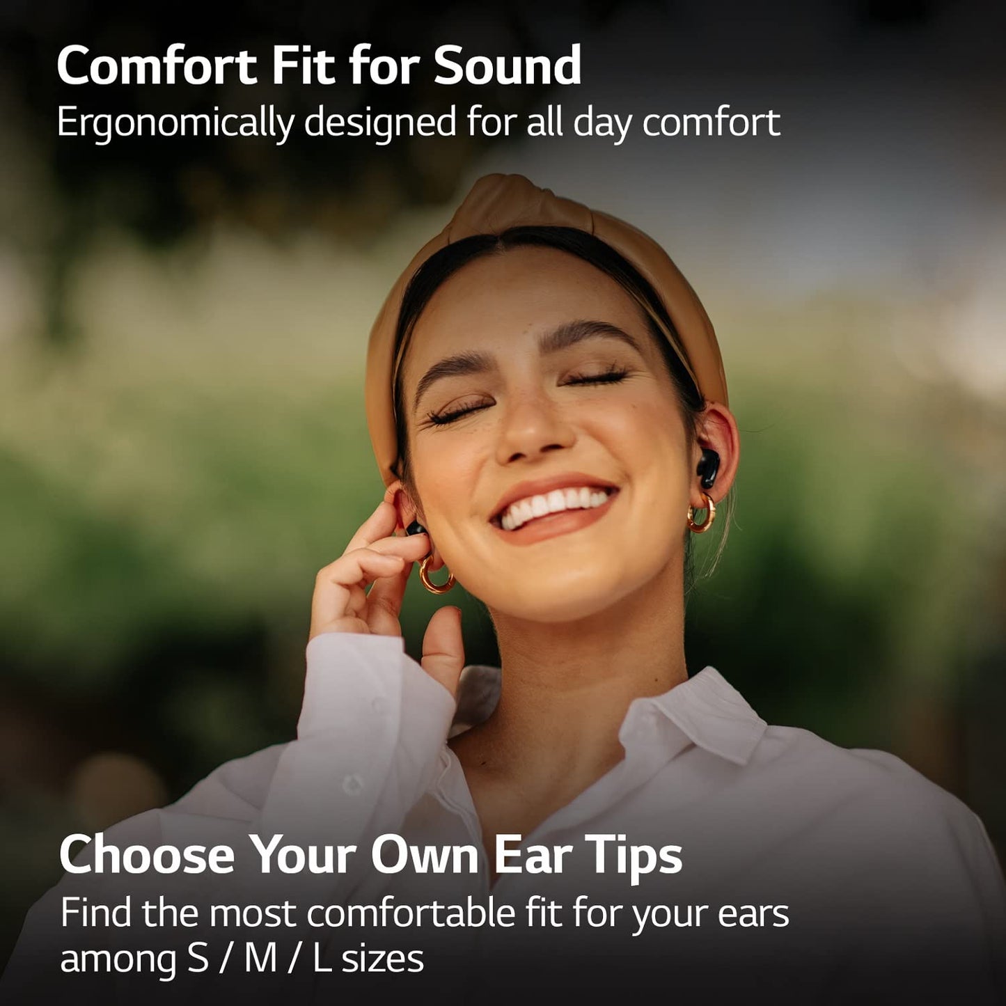 (Open Box Condition) LG Tone Free FP9 - Active Noise Cancelling (ANC) Bluetooth Truly Wireless in Ear Earbuds with Plug & Wireless Connection, UVnano Charging Case (90 Days Warranty) (Minor marks on case only!)