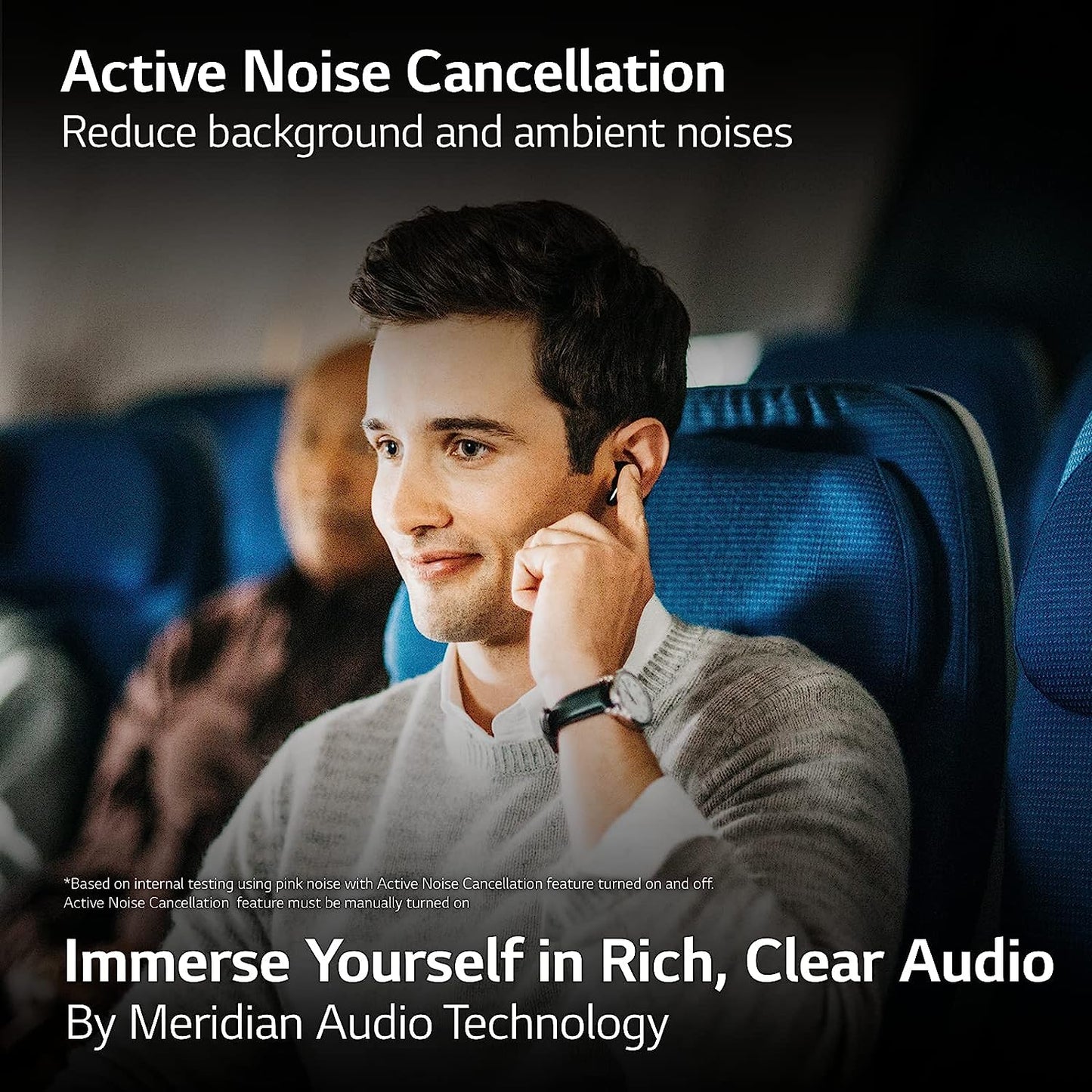 (Open Box Condition) LG Tone Free FP9 - Active Noise Cancelling (ANC) Bluetooth Truly Wireless in Ear Earbuds with Plug & Wireless Connection, UVnano Charging Case (90 Days Warranty) (Minor marks on case only!)