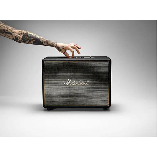 (Pre-Owned, Very Good) Marshall Woburn (Gen 1) Bluetooth Speaker System (Black) (90 Days Warranty)