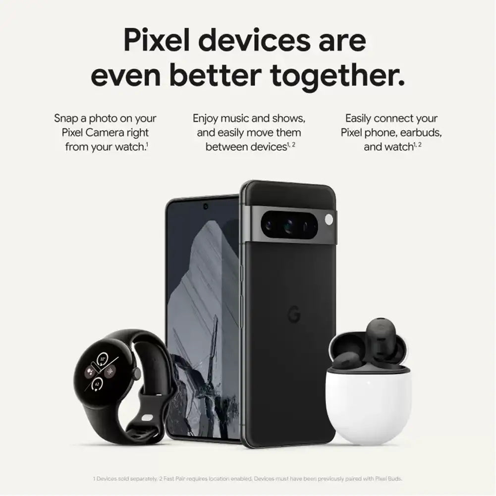 (Pre-Owned) Google Pixel 8 Pro - Android Smartphone with Telephoto Lens and Super Actua Display (256 GB) (Obsidian)