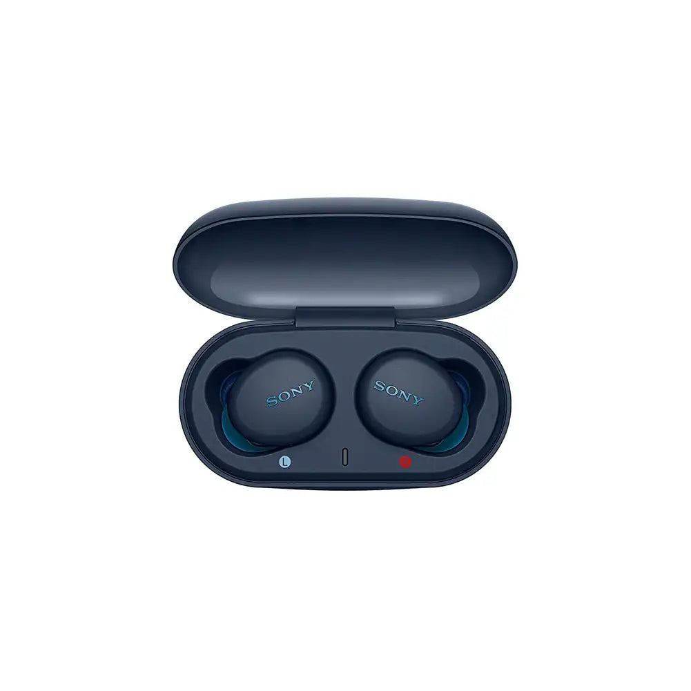 (Pre-Owned, Very Good) Sony WF-XB700 Truly Wireless Extra Bass Bluetooth Earbuds with 18 Hours Battery Life, True Wireless Earbuds with Mic for Phone Calls, Quick Charge, BT Ver 5.0 (Blue, Black) (45 Days Warranty) (60 Days Warranty)