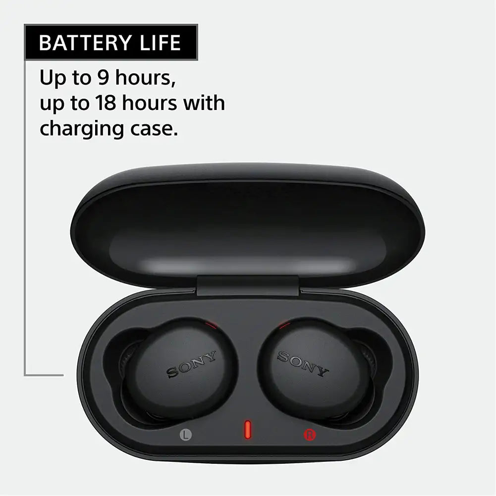 (Pre-Owned, Very Good) Sony WF-XB700 Truly Wireless Extra Bass Bluetooth Earbuds with 18 Hours Battery Life, True Wireless Earbuds with Mic for Phone Calls, Quick Charge, BT Ver 5.0 (Blue, Black) (45 Days Warranty) (60 Days Warranty)