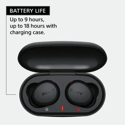 (Pre-Owned, Very Good) Sony WF-XB700 Truly Wireless Extra Bass Bluetooth Earbuds with 18 Hours Battery Life, True Wireless Earbuds with Mic for Phone Calls, Quick Charge, BT Ver 5.0 (Blue, Black) (45 Days Warranty) (60 Days Warranty)