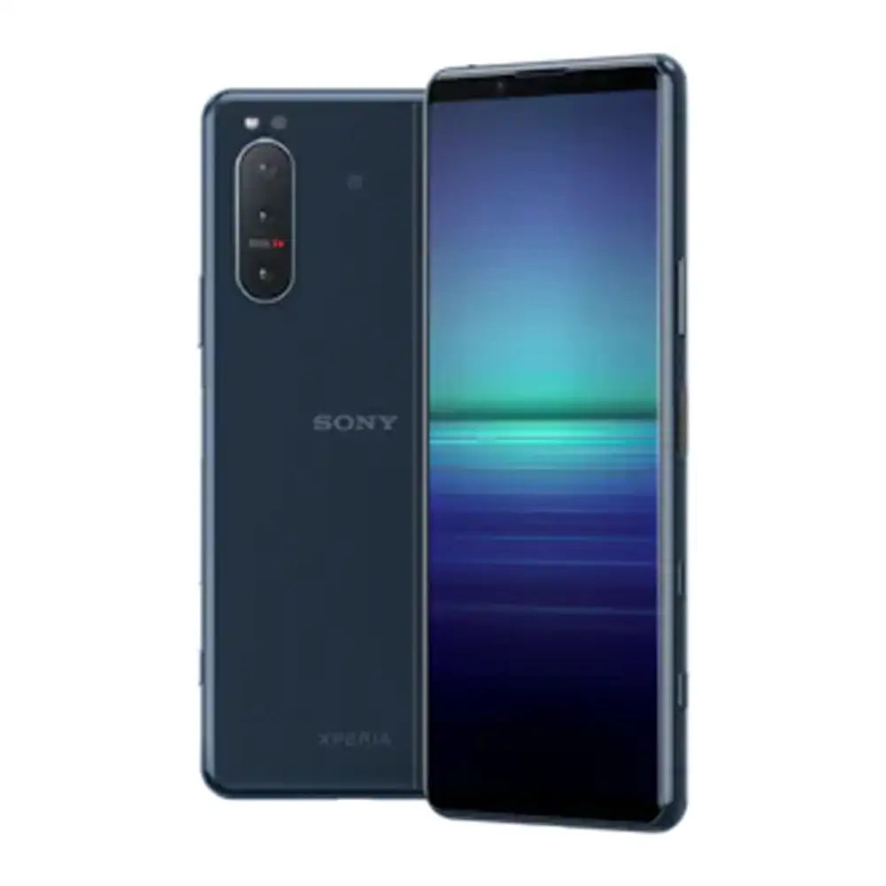(Open Box Condition, Works with Airtel and Vi Only) Sony Xperia 5 II/ Mark 2 Android Smartphone with 6.1" 120Hz 21:9 OLED HDR Display, 3.5mm Audio Jack, Pro-Camera, IP68, (8GB, 128GB) (Dark Blue)