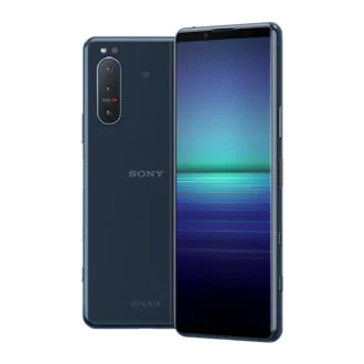 (Open Box Condition, Works with Airtel and Vi Only) Sony Xperia 5 II/ Mark 2 Android Smartphone with 6.1" 120Hz 21:9 OLED HDR Display, 3.5mm Audio Jack, Pro-Camera, IP68, (8GB, 128GB) (Dark Blue)
