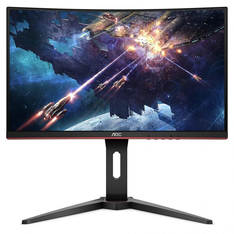 AOC 23.6-inch Curved Gaming LED Monitor with VGA Port, HDMI*2 Port ...