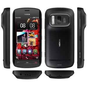 (Pre-Owned, Good) Nokia 808 PureView Symbian OS Smartphone with 41 MP Camera, 1/1.2" Senson With Carl Zeiss Lens (16GB) (Black)