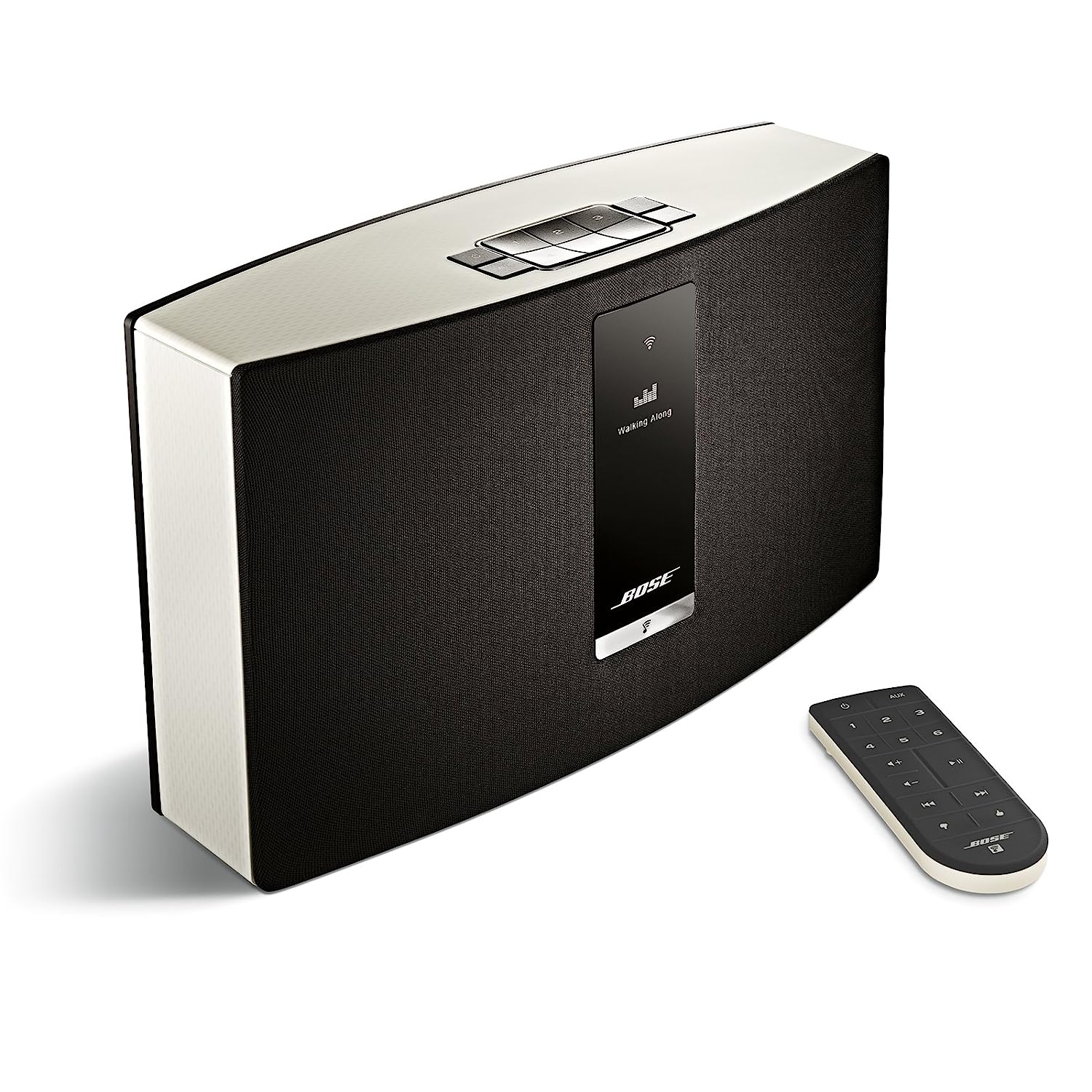 Opbevares i køleskab smal sponsoreret Open Box) Bose SoundTouch 20 Series II Wireless Music System With Airplay  and AUX 5.0 Bluetooth Adapter (Black & White) - Elcytec